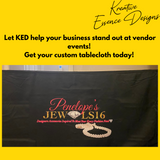 Custom Fitted Tablecloth