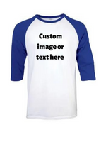 Custom Baseball Style T-shirt