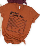 Family Thanksgiving Nutrition facts Tee's